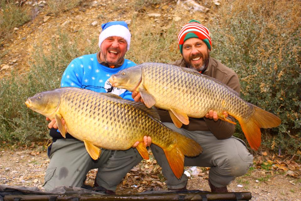 2 anglers in one group - Ebro Expert - River Ebro Carp Tours